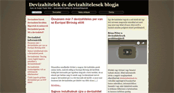 Desktop Screenshot of devizahitelek.info
