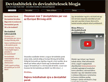 Tablet Screenshot of devizahitelek.info